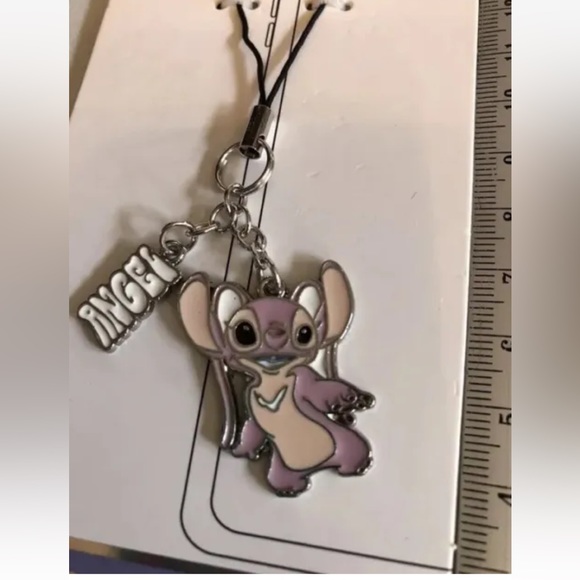 Lilo & Stitch Dangling Phone charm/keychain angel - Picture 2 of 2